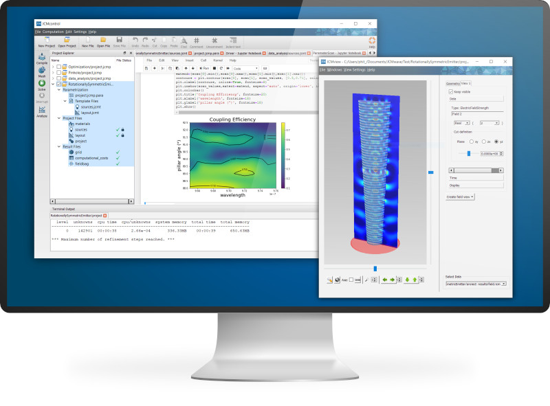JCMsuite - Simulation Suite for Nano-Optics JCMsuite: micro pillar simulation